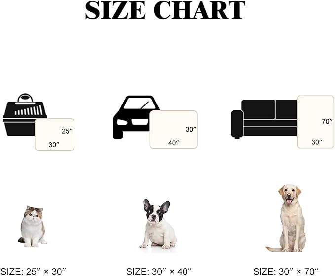 Qeils Dog Blankets for Small Dogs - Waterproof Pet Blanket Washable - Sherpa Fleece Puppy Blanket, Soft Plush Reversible Dog Blanket for Bed Couch Car Sofa, 40"X50", Grey Paw Print - Image 6