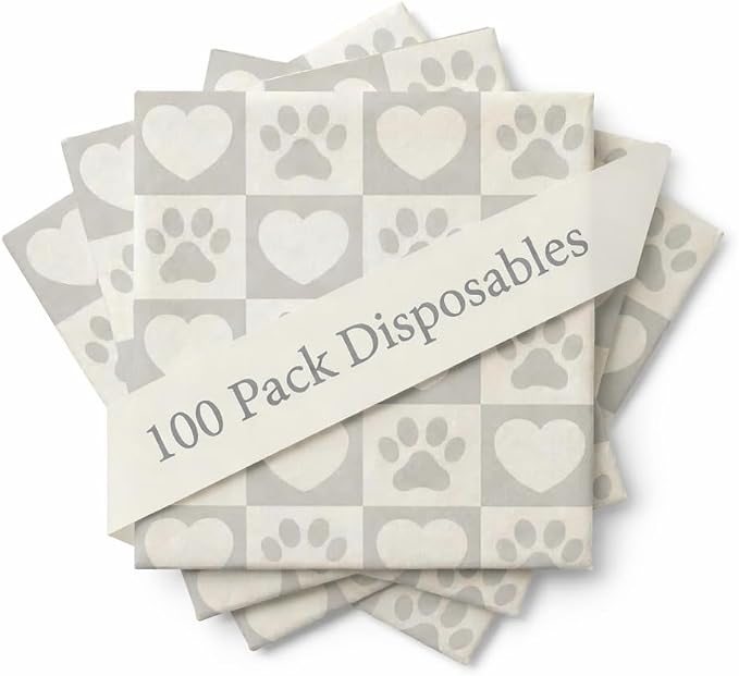 Pupiboo Disposable Dog and Cat Training Pads (100 Count) – 23x23 in Highly Absorbent Pee Pads, Leak Proof Backing, Pheromonal Attractant for Housebreaking and Indoor Potty Training - Image 10