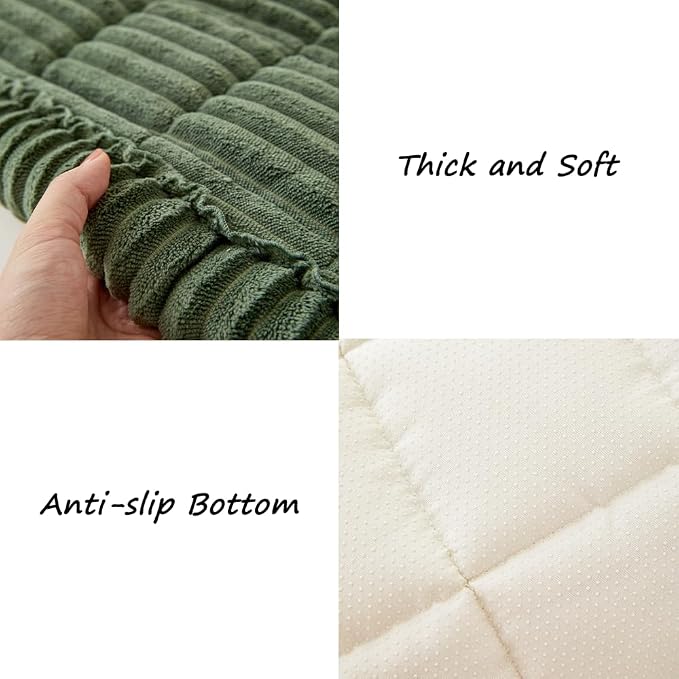 Awjcsv Couch Covers for Dogs Washable, Non Slip Sofa Protector Pet Friendly | Thick, Soft Furniture Cover, Against Pets Hair & Scratch, Fits Leather and Fabric Couches, 27.6" X 27.6" - Image 6