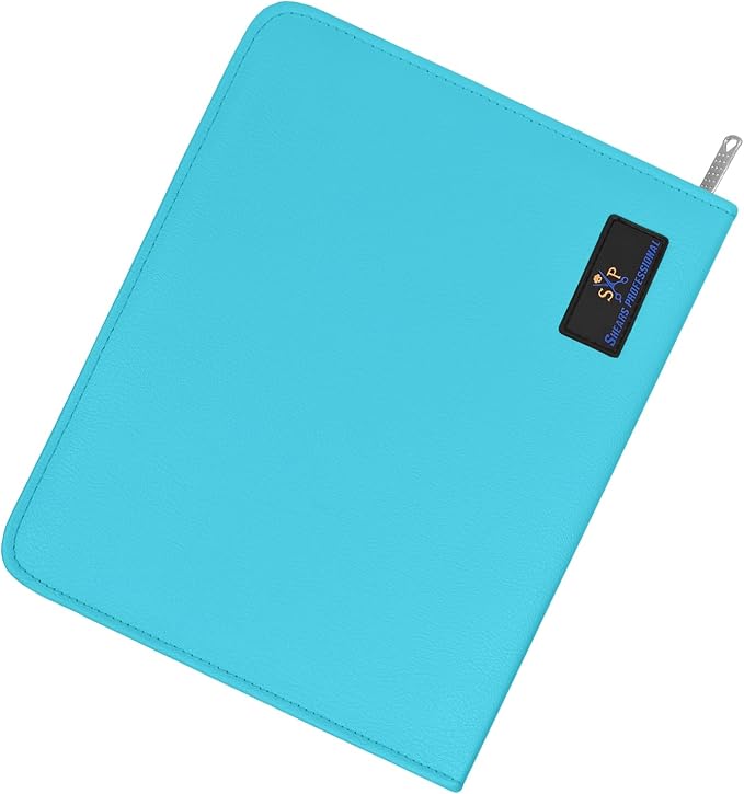Case Holds 10 Grooming or Beauty Shears (TURQUOISE) - Image 8