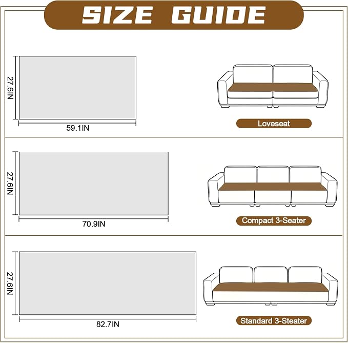 HAOYONG Couch Covers for Dogs Washable, Non Slip Fuzzy Durable Couch Covers for Extra Large Loveseat Sofa Pet Friendly Furniture Protector Covers Dog Mat for Couches (Beige, 27.6"×70.9") - Image 7