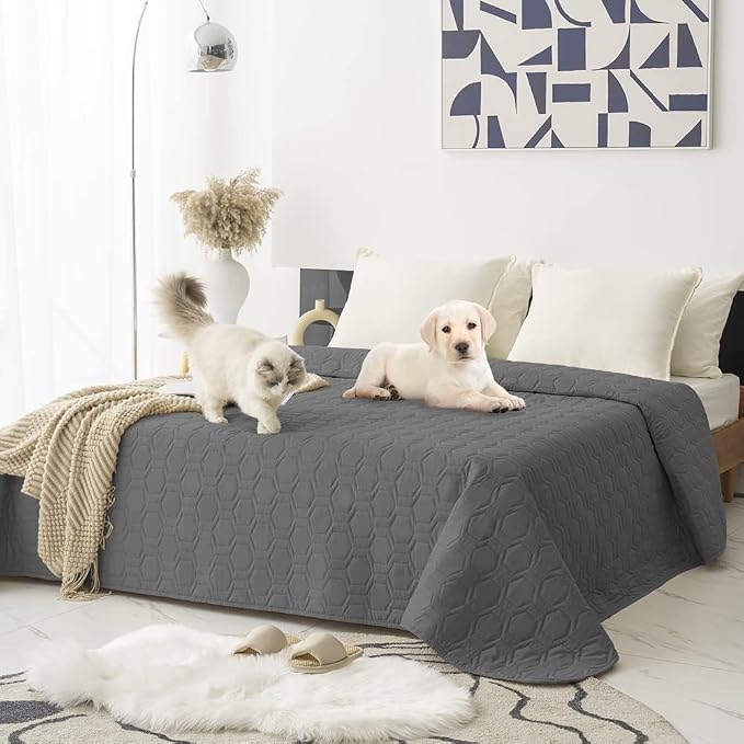 Tcksstex Waterproof and Anti-Slip Dog Bed Cover and Pet Blanket Sofa Pet Bed Mat ,car Incontinence Mattress Protectors Furniture Couch Cover for Most Cats Dogs, Pets - Image 7