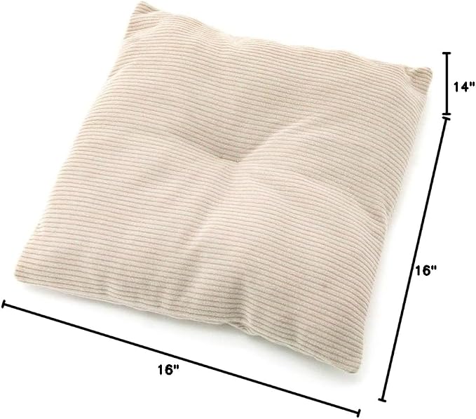 Best Pet Supplies Cat Bed for Indoor Cat, Domed Tent House with Removable Pillow, Covered Cat Cave for Small Dog, Puppies and All Breeds of Cats - Corduroy Beige, 16 x 16 x H:14" - Image 6