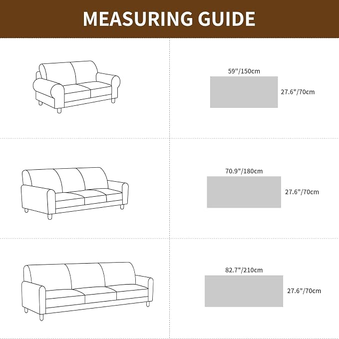 Warmstar Waterproof Couch Cover for Dogs Washable,Brick Pattern Short Plush Pet Couch Covers for Sofa,Soft Sofa Cover Non-Slip for 3 Cushion Couch Sofa Pet Friendly (Grey, 27.6" x 59") - Image 9
