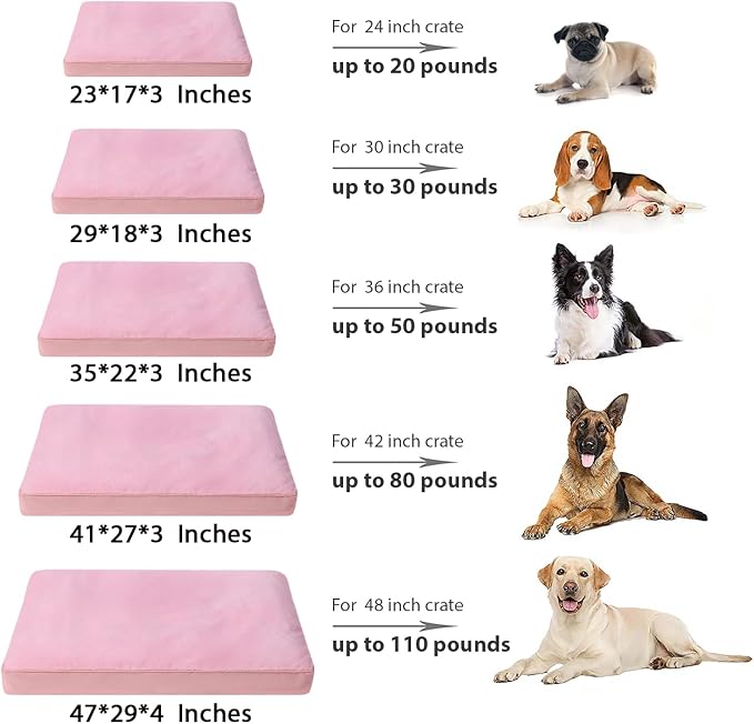 NUPIDA Waterproof XL Extra Large Dog Crate Bed with Washable Cover, 41x27 | TPU Waterproof Layer, Easy Clean Cover, Soft Plush Surface, Durable Oxford fabric, Non-Slip Bottom, For Large Breeds ≤80lbs - Image 8