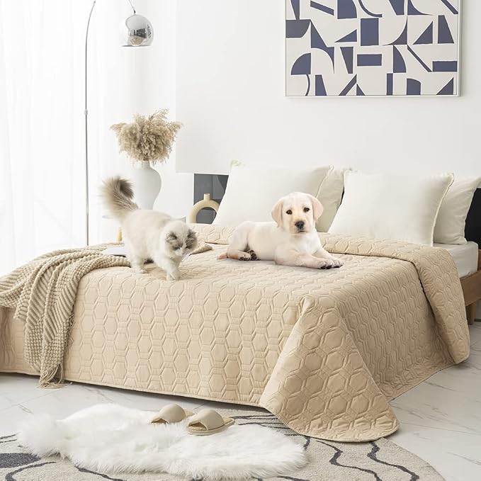 Tcksstex Waterproof and Anti-Slip Dog Bed Cover and Pet Blanket Sofa Pet Bed Mat ,car Incontinence Mattress Protectors Furniture Couch Cover for Most Cats Dogs, Pets - Image 7
