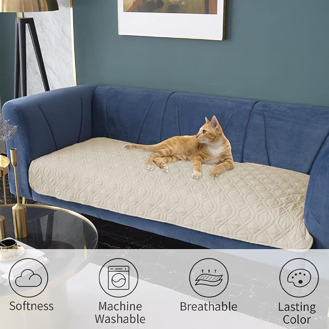 Ameritex Waterproof Blanket Reversible Dog Bed Cover Pet Blanket for Furniture Bed Couch Sofa - Image 7
