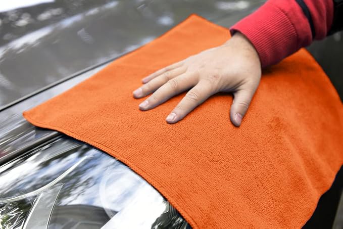 Avalon Towels Microfiber Cleaning Cloths (Value Pack of 48) - Size 16 x 16 Inches, Highly Absorbent Cleaning Rags, Lint Free, Reusable and Washable, Microfiber Towels for Cars - Image 7