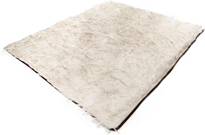 PupProtector Waterproof Throw Blanket for Dogs and Cats, Pet Blanket Cover for Couches, Sofas, Beds, Car Seats, Furniture, Calming Soft Faux Fur, White with Brown Accents, Large (80" L x 62" W) - Image 8