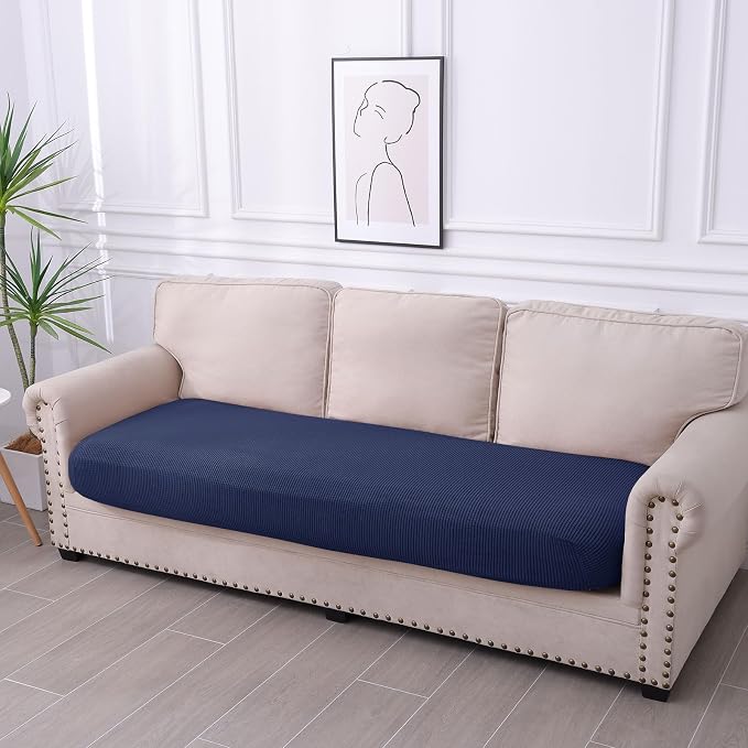 hyha Waterproof Couch Cushion Covers for Pets, Non Slip Sofa Seat Cover | Stretch Jacquard Fabric, Elastic Bottom, Non Slip Fit, Waterproof Protection, Pet Hair Protection (1 Piece for Large) - Image 7