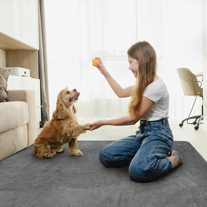 LOOBANI Washable Pee Pads for Dogs, 2 Pack Non-Slip and Leak-Proof,48"x48" | Super Absorbent Reusable Dog Pee Pads, Machine Washable, Extra Large Whelping Pads for Crate, Playpen, Floor, Housebreaking - Image 8