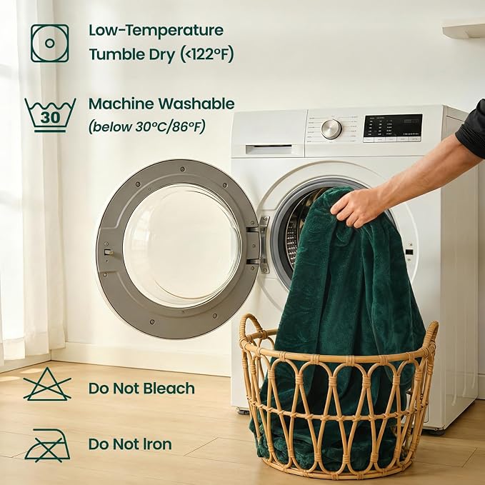 LOOBANI Waterproof Blanket for Couch: Soft Flannel Waterproof Dog Blanket with a Storage Bag, Stain & Leak Proof Pet Blanket, Reusable Furniture Protector for Pets Messes, 50" x 60" - Image 8