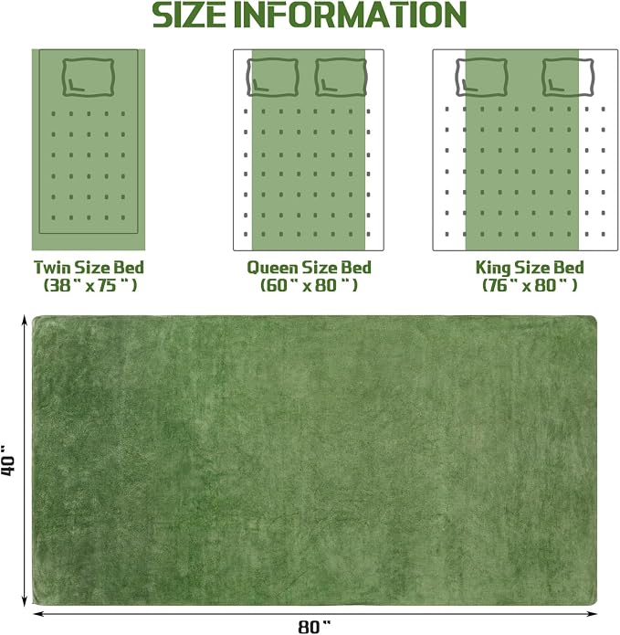 Mixweer 2 Pcs Oversized Bath Towels, 40 x 80 Inch Giant Microfiber Jumbo Bath Sheets Ultra Soft Bathroom Microfiber Quick Dry Absorbent Shower Towels for Spa Camping Beach (Desert Sage Green) - Image 8