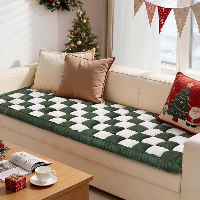 Couch Cushion Cover for dogs Sofa Cover Washable Pet Love Seat Couch Covers for Sofa Slipcovers Couch Protector Blanket for Dogs Sofa Cushion Covers for Pets Washable Pad Green 70x180cm/27.6x70.9in - Image 7