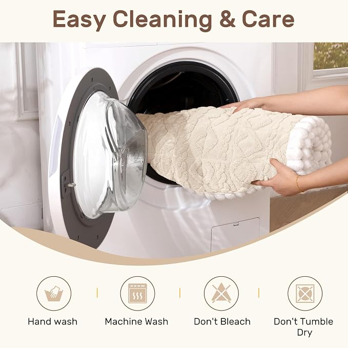 Couch Cover for Dogs, Washable Non Slip Sofa Covers for 3 Cushion Couch Pet Friendly Fuzzy Sofa Protector&Bed Mat for Pets (27.6"x82.7" Beige) - Image 9