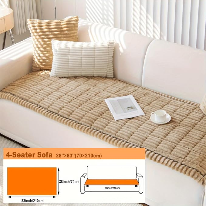 ZQFFB Couch Cover for Dogs Washable Non-Slip Pet Friendly Sofa Protector | Multiple Sizes Dog Blanket Fit Sectional Sofas & Loveseats, Prevents Pet Hair, Scratches & Stains - Image 6