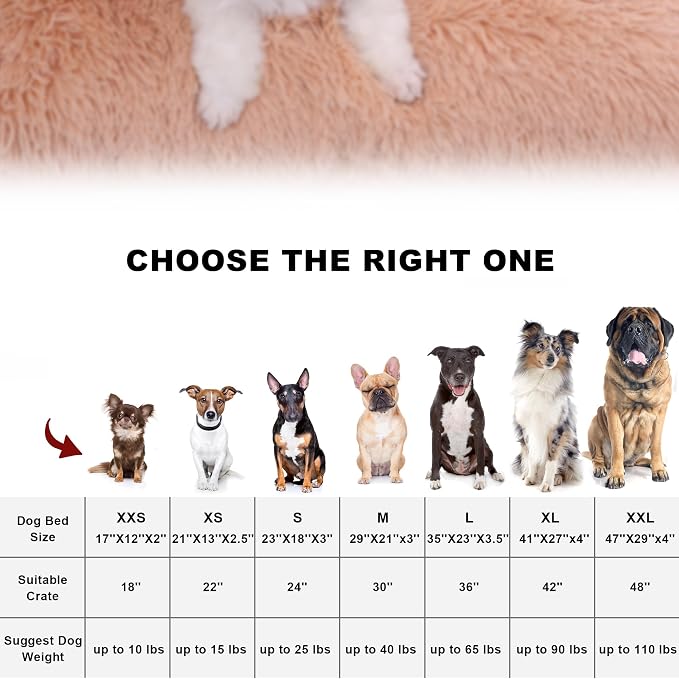 Bedfolks Waterproof Crate Bed, Plush Dog Kennel Pad with Removable Washable Cover, Faux Fur, Fluffy, 41"x27", Solid Camel - Image 7
