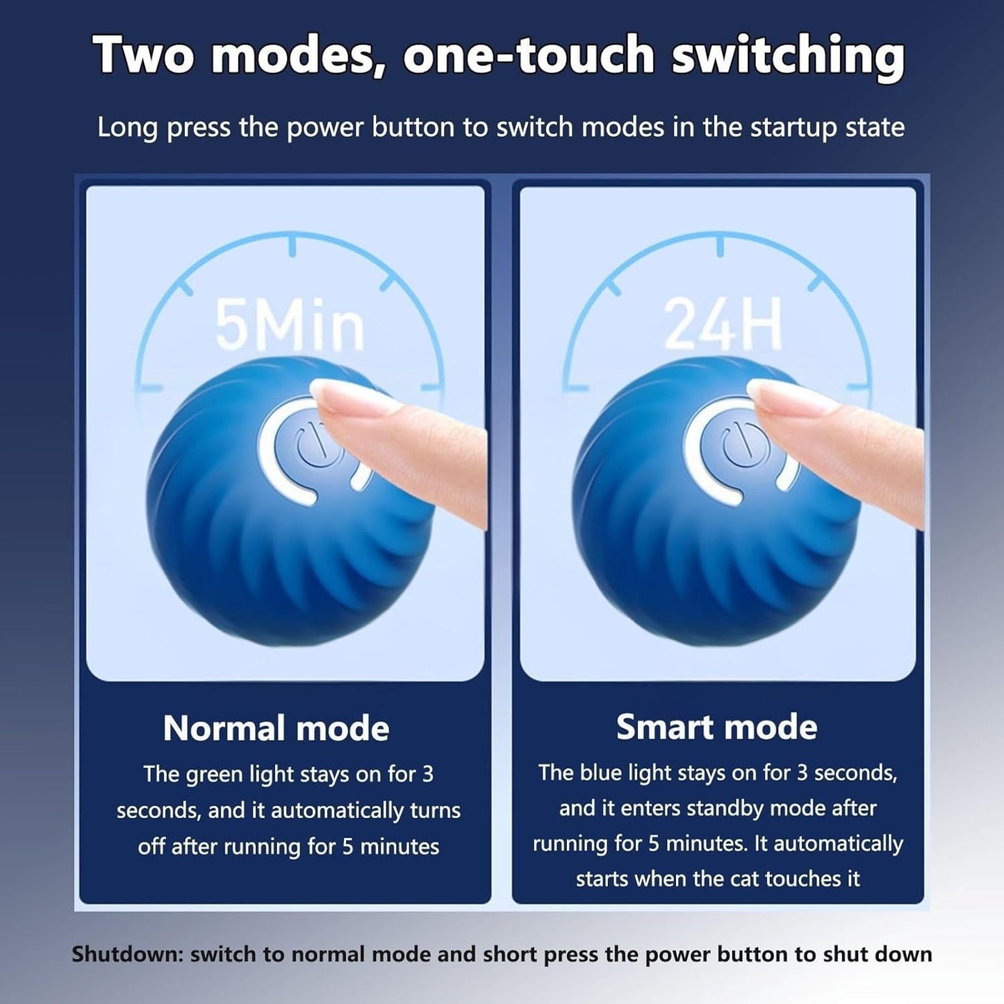 Zoomie Buddy 2.0, Zoomie Buddy for Dogs, 2 in 1 Smart Touch Interactive Dog Balls & Pet Feeder, 2.83" Diameter, Suitable for Small/Medium Dogs, with Fruit Plush Cover (2*Orange, Only)