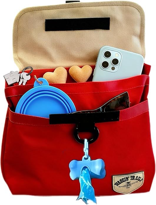 WoofPack Dog Walking Bag Hands-Free Crossbody/Fanny Pack with Odor-Control Poop Bag Holder & Storage for Essentials - Image 5