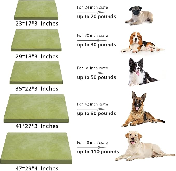 NUPIDA Waterproof XL Extra Large Dog Crate Bed with Washable Cover, 41x27 | TPU Waterproof Layer, Easy Clean Cover, Soft Plush Surface, Durable Oxford fabric, Non-Slip Bottom, For Large Breeds ≤80lbs - Image 8