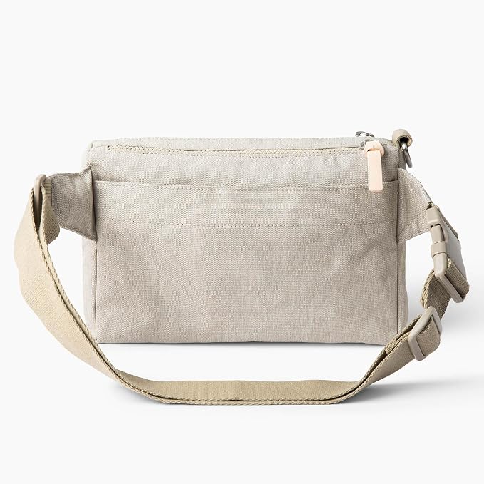 Cleverpup Dog Walk & Train Sling Bag - Hands-Free Dog Walking & Training Bag with Treat Pouch, Poop Bag Holder & Phone Pocket - Crossbody or Fanny Pack, Adjustable Strap - Sand - Image 9