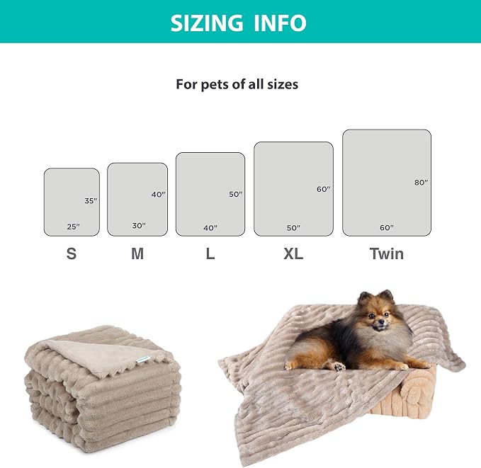Waterproof Pet Blanket for Large Dogs & Cats - Reversible Calming Plush, Washable Furniture Cover for Couch, Bed, Car Seat, Blocks Leaks, Stains & Pet Fur (Navy, 60"x80") - Image 5