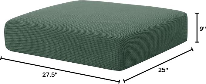 Hokway Couch Cushion Covers Stretch Cushion Covers Sofa Seat Cushion Slipcover Cushion Protector(Celadon, Small) - Image 10