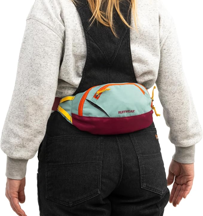 Ruffwear, Home Trail Hip Pack, Dog Walking Fanny Pack, River Rock Green | Crossbody with Adjustable Belt, Treat Pouch, Poop Bag Holder, Phone Pocket, Hands-Free for Training, Hiking, Running, Travel - Image 9