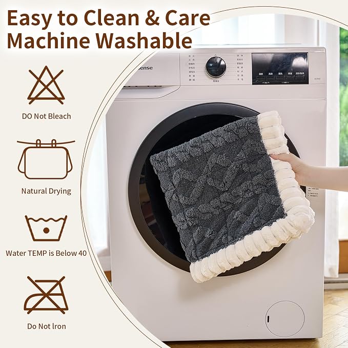 Fuzzy Couch Covers for Dogs, Non Slip Thick Dog Couch Cover Protector, Plush Pet Couch Covers for Sofa Washable, Soft Sofa Cushion Slipcovers Pet Friendly(1PC, Dark Grey, 27.6”x94.5”) - Image 7