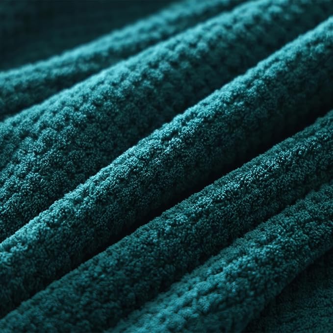 30x60 Inches Extra Large Bath Towels Set Super Soft Absorbent Luxury Microfiber Towels for Bathroom (Dark Green, 6PCS) - Image 6
