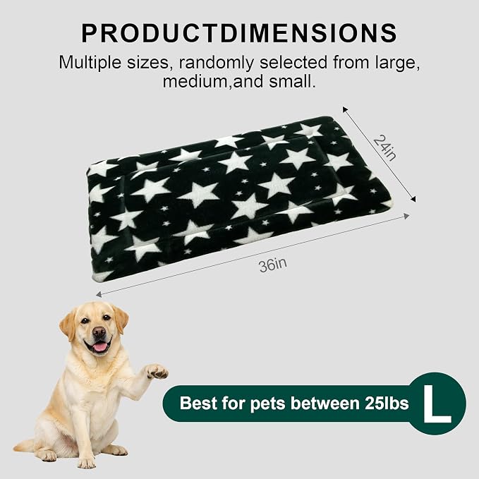 Washable Dog Bed Mat with Anti-Slip Bottom, Deluxe Plush Memory Foam Crate Pad & Waterproof Outdoor Kennel Mat for Dogs & Cats-Durable Crates Beds, Large Medium Small Puppy Size36 x 24",Green - Image 7