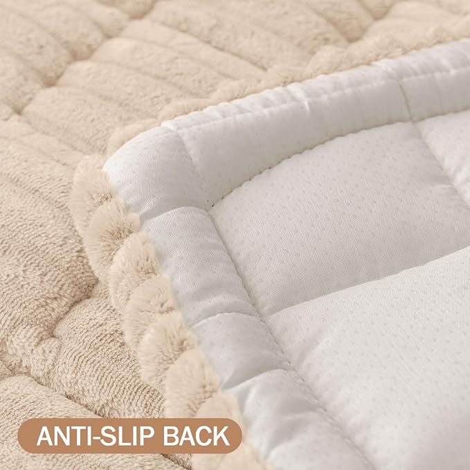 Smiry Couch Cover for Dogs, Non Slip Washable Sofa Protector for Pets | Soft Furniture Cover for Leather & Fabric Couches, Cozy Protect Against Fur, Dirt & Messes, Pet Friendly, 27.6"x27.6" - Image 10