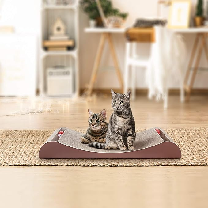FluffyDream Cat Scratcher Cardboard Lounge Bed, Cat Scratching Pad, Pet Lounger (Lounge Bed) - Image 7