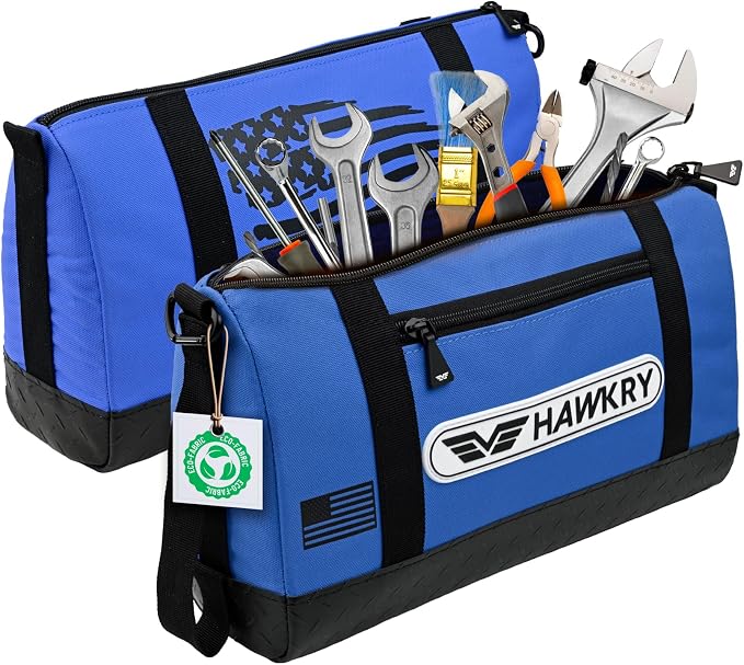 HAWKRY Oxford Waterproof Tool Bag – Small Tool Bag and Tool Pouch, Fishing Bag, Travel Pouch, Compact, Durable Small Travel Bag, Multipurpose Tool Bags for Men for Work, Fishing and Travel - Image 9
