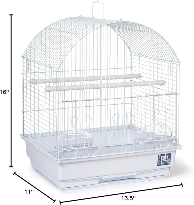 Prevue Pet Products Parakeet Starter Cage Kit with Toys, Perches, Cups, Removable Grill and Pullout Tray - Image 3