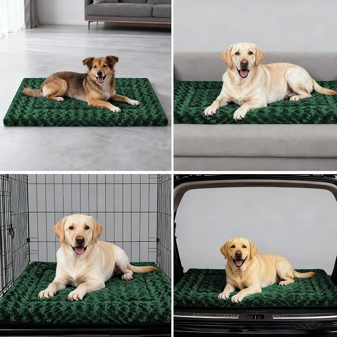 Dog Bed Mat - Dog Crate Pad - Reversible Dog Mat for Pet Comfort - Soft Bed Pads with Dual-Sided Design for All Seasons - Durable, Machine Washable Mat for Crates, Travel, and Home - Image 7