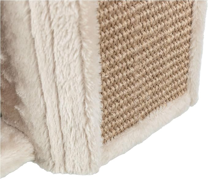 Trixie Wall Mounted Corner Scratching Board with Extra Post – Vertical Sisal Rope Pad for Indoor Cats – Easy-Install Corner Scratch Pad – Beige, 5.9 x 5.9 x 19.7 in - Image 7