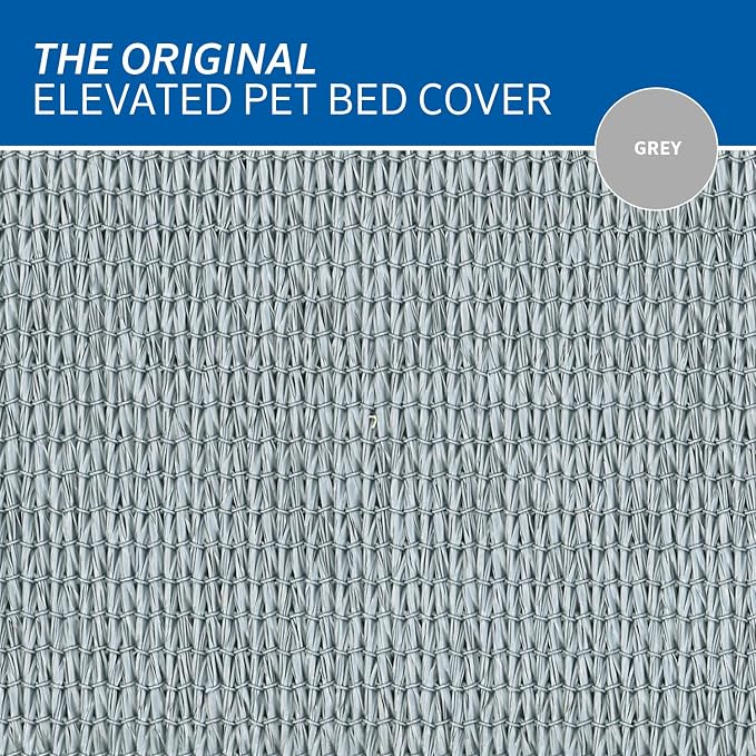 Original Pet Bed Replacement Cover - Grey - Large (43.5" x 31.5") - Image 6