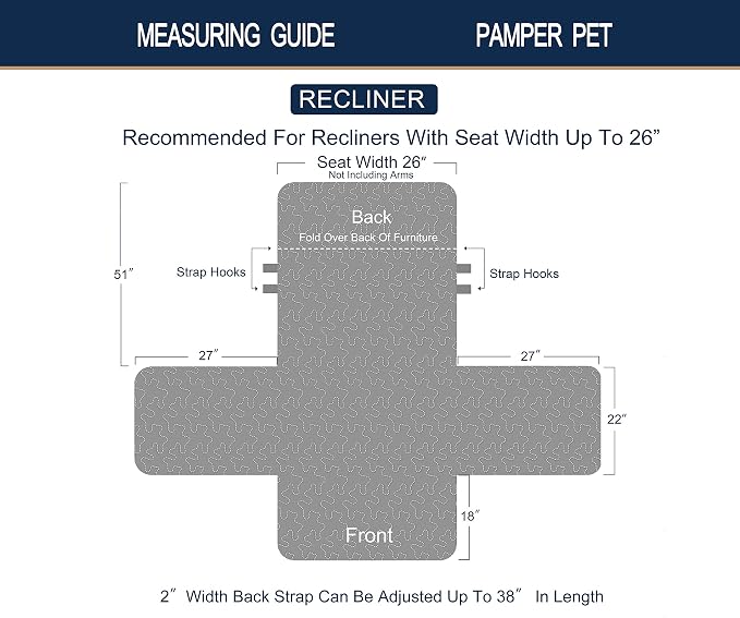 Brilliant Sunshine Rose and Sage Couch Recliner Cover, 26" seat | Traditional Patchwork Design, Non Slip Sofa Cover, Quilted Furniture Protector, Washable Reclining Chair Slipcover for Pets - Image 7