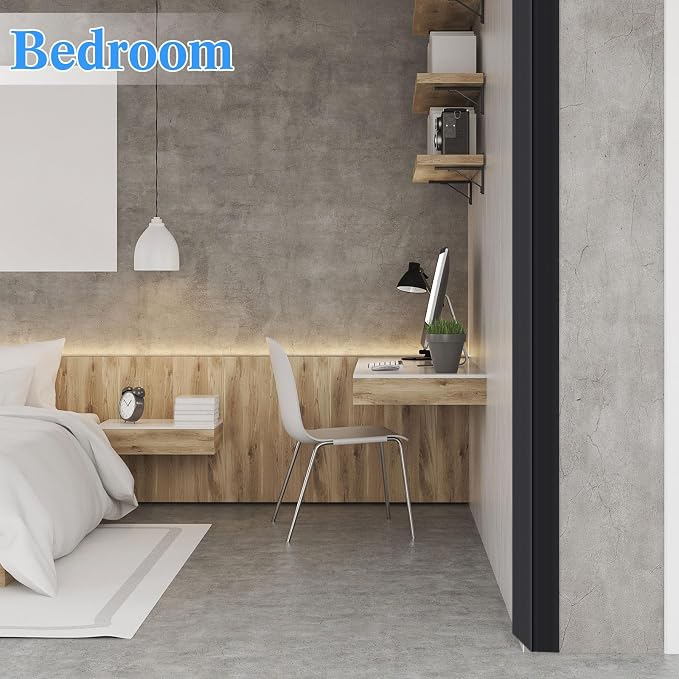 Sasylvia 1 Pcs Wall Corner Protector Guards, 1/2 x 1/2 x 36 Inches, Avoid Scratching Scuffs, Black Vinyl Corner Trim Molding, Ease Install & Cleaning for Door Countertop Furniture Cabinet Protection - Image 6