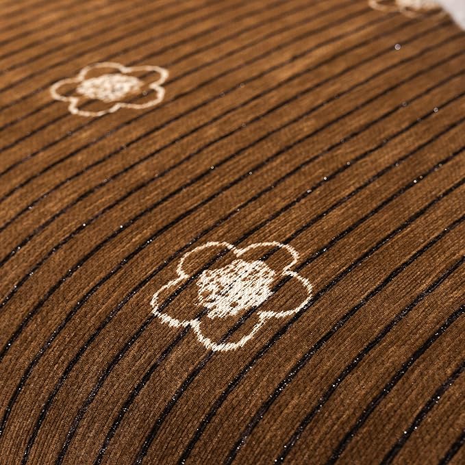 ROOMLIFE Boho Couch Covers Brown for 3 Cushion Sofa, Chenille Couch Cover Sectional Sofa Cover for Dog, Washable Furniture Sofa Protector Cover Soft Blanket with Tassel for Living Room, 71 '' X 150'' - Image 9