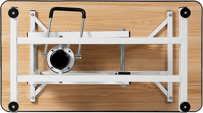 Hydraulic Dog Pet Grooming Table, 42 Inch Heavy Duty Professional Pet Grooming Station 21'' -36'' Height Adjustable for Large Dog at Home with Adjustable Overhead Arm, Clamp and Grooming Noose, Black - Image 9