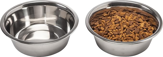 IRIS USA 2-in-1 Elevated Dog Bowls 6" H with Airtight Pet Food Storage Container Holds Up to 47 Lbs, Removable 4 Thick 16 oz Stainless Steel Bowls, at Home or Camping Pet Dish Bowl Set, Smoke/Black - Image 8