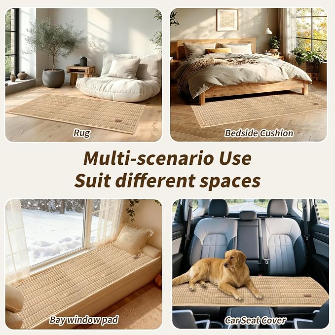 Couch Covers for Dogs, Velvet Dog Couch Cover, Pet Couchs Covers for 3-4 Seater, Couchs Protector for Dogs, Sofa Cover for Pets Washable(1PC, Light Brown, 27.6"×94.5", 3-4 Seater) - Image 7