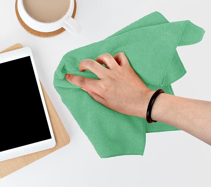 Avalon Towels Microfiber Cleaning Cloths (Value Pack of 48) - Size 16 x 16 Inches, Highly Absorbent Cleaning Rags, Lint Free, Reusable and Washable, Microfiber Towels for Cars - Image 8