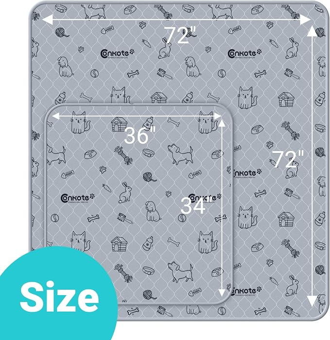 Extra Large 72"x72" Washable Pee Pads for Dog Super Absorbent, Reusable Pee Pads Non-Slip Waterproof Pet Training Mats for Playpen, Crate, Floor, Incontinence, Housebreak - Image 7