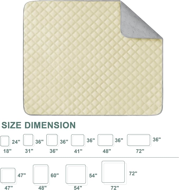 Eterish Reusable Washable Pee Pads for Dogs Large/Extra Large 36'' x 41'' 2 Pack, Absorbent Pet Puppy Dog Training Pads Non-Slip, Waterproof Whelping Potty Pads for Dogs Leak-Proof - Image 7