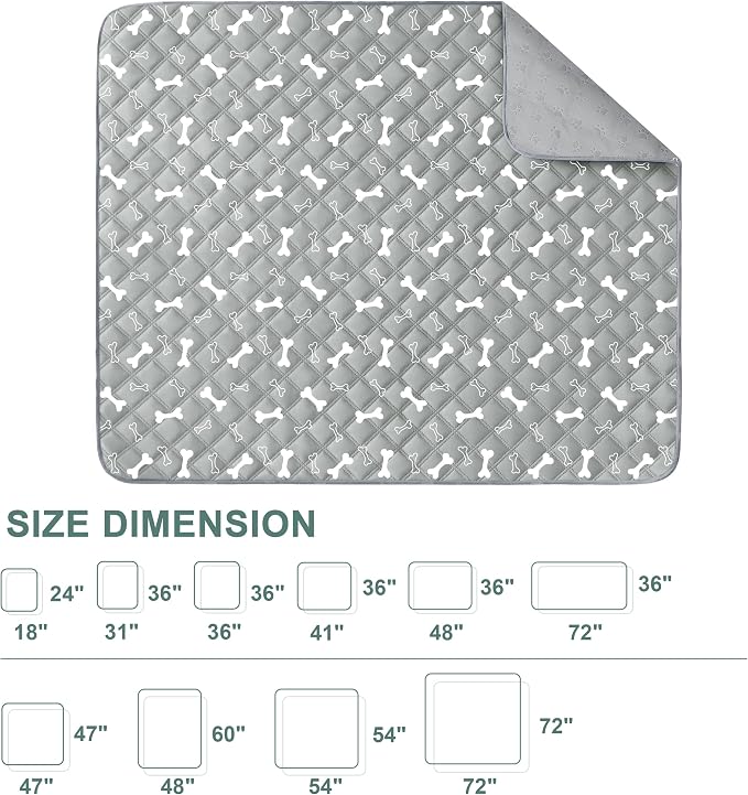 Eterish Reusable Washable Pee Pads for Dogs Large/Extra Large 36'' x 41'' 2 Pack, Absorbent Pet Puppy Dog Training Pads Non-Slip, Waterproof Whelping Potty Pads for Dogs Leak-Proof - Image 7
