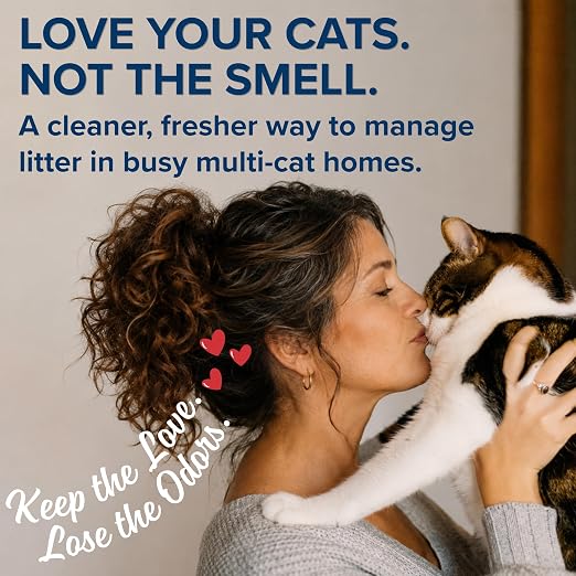 Red Rocket Multi Kitty Twist’R Cat Litter Disposal System, Litter Trash Can | Odor Control, Foot Pedal, Large Capacity, Holds 17 Lbs, Includes 2 Size #2 Odor Blocking Bags, 2 Charcoal Sachets, Scoop - Image 7
