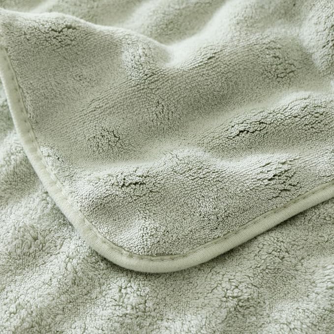 Bath Sheets Set 40x80 Inches Microfiber Extra Large BathTowels Super Soft Absorbent Quickly Dry Shower Towels for Bathroom (Sage Green,PK 6) - Image 6